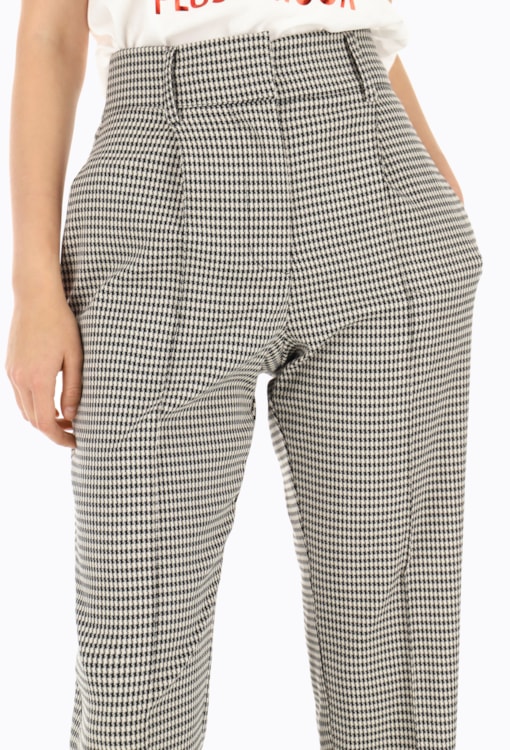 CALÇAS PIED-DE-POULE 