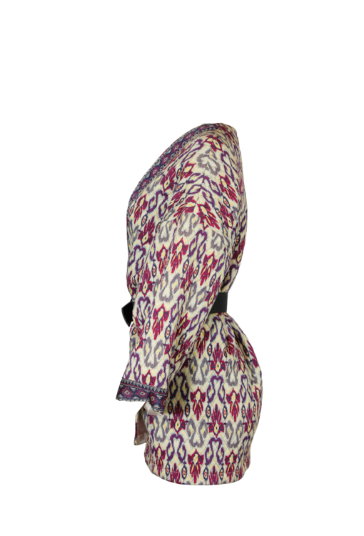 Quimono estampado com cinto