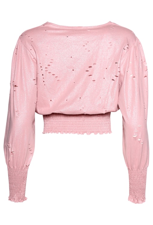 Camisola com elásticos