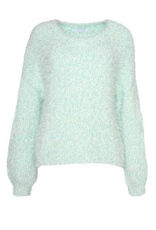 Camisola de malha brilhante