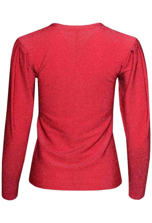 Camisola de malha fios brilhantes