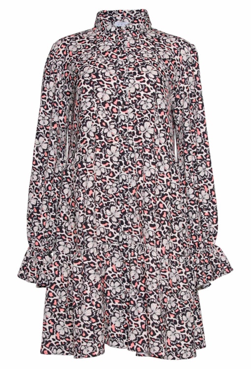 Vestido fluido estampado