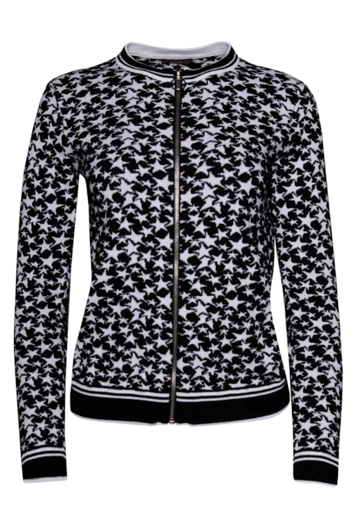 Casaco estrelas de malha