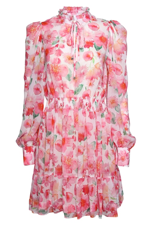 Vestido curto florido