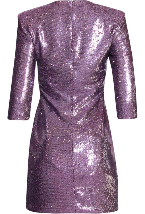 Vestido curto lantejoulas