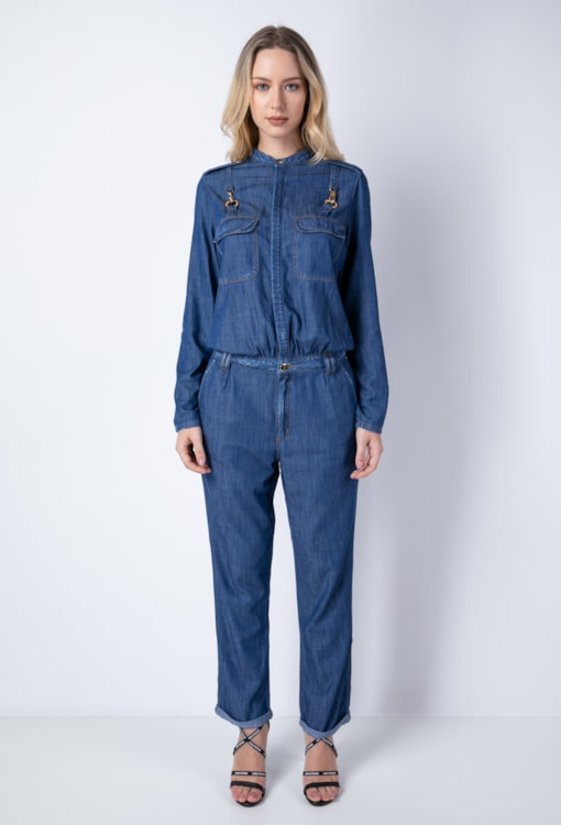 Macacão manga comprida