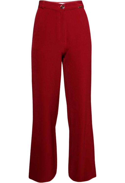 Calças De Alfaitaria Reta