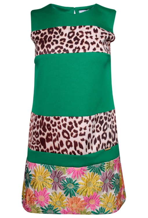 Vestido Mix De Estampados