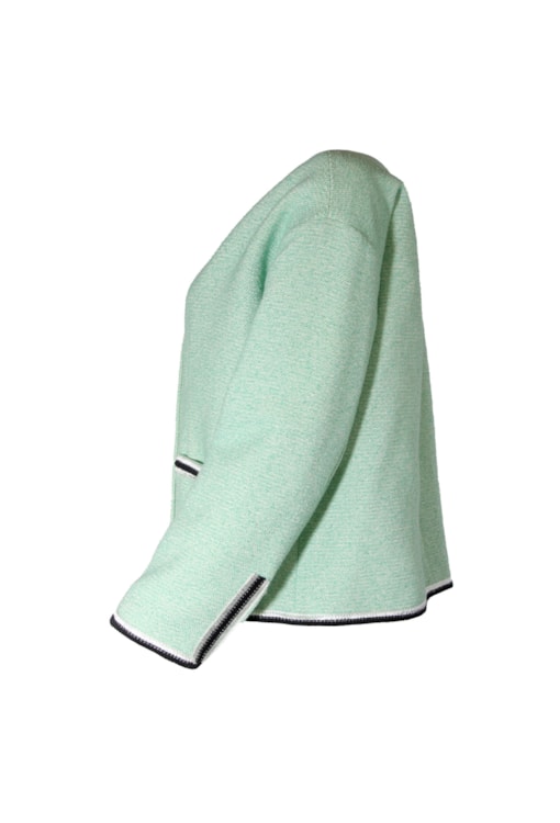 Cardigã com botões flor