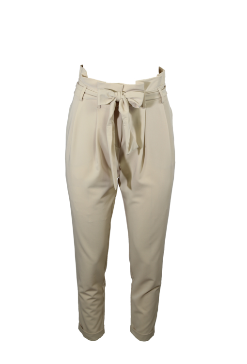 Calças paperbag com cinto