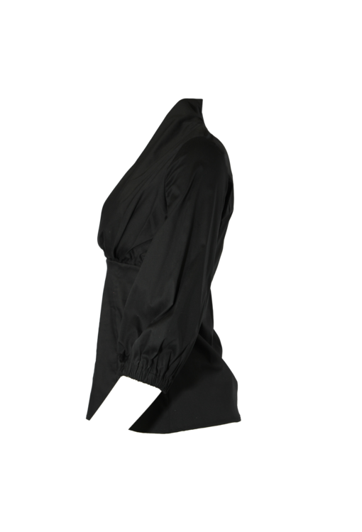 Blusa com decote em v