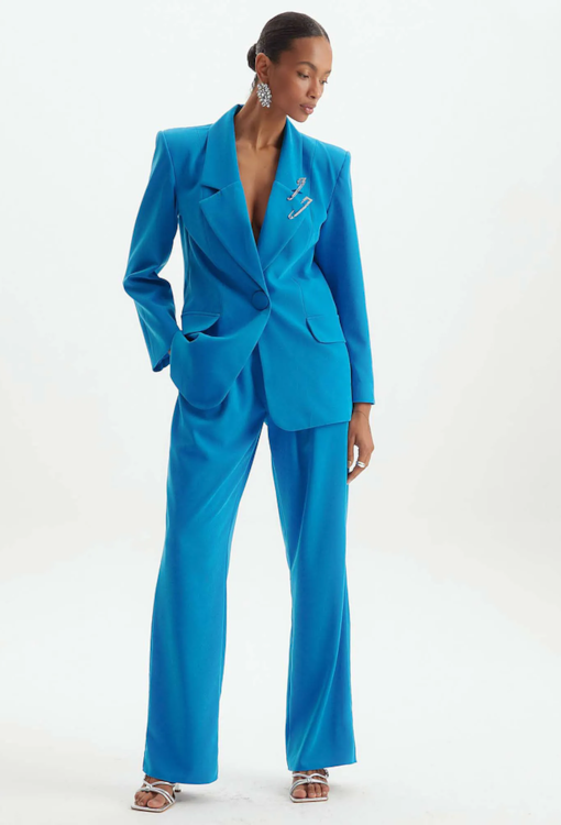 Calça Wide Leg Cintura Alta 